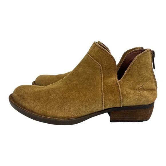 Born Women’s Size 6 Shari II Brown Suede Ankle Booties - Picture 3 of 9